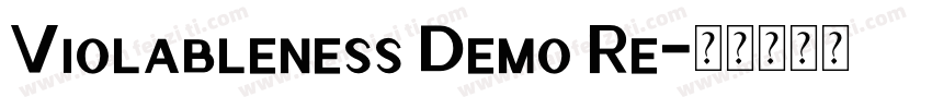 Violableness Demo Re字体转换